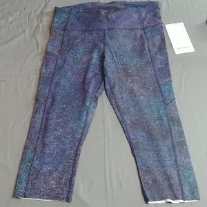 Lululemon Fast and Free HR Crop 19" NWT sz10